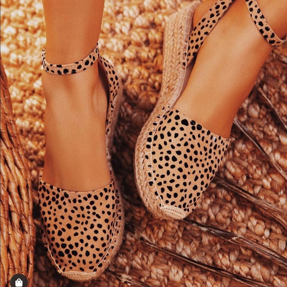 Cheetah espadrilles